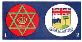 1961 Goodies Ltd Flags and Emblems #18 Nigeria and Sierra Leone Badges Front
