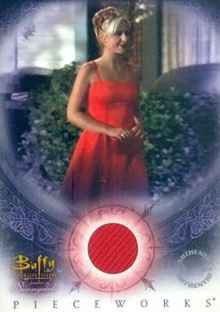 2004 Inkworks Buffy the Vampire Slayer Women of Sunnydale - Pieceworks Cards #PW-6 Sarah Michelle Geller / Buffy Front
