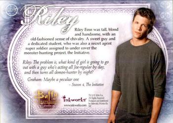 2004 Inkworks Buffy the Vampire Slayer Women of Sunnydale - Ladies' Choice Cards #LC-3 Riley Back