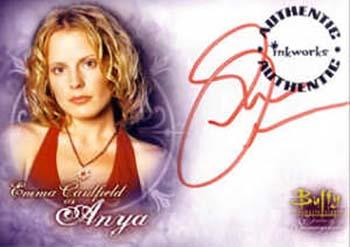 2004 Inkworks Buffy the Vampire Slayer Women of Sunnydale - Autographed Cards #A-1 Emma Caulfield Front
