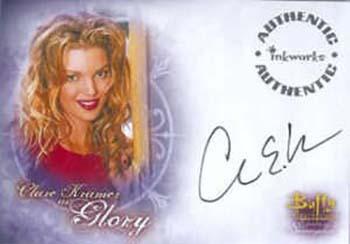 2004 Inkworks Buffy the Vampire Slayer Women of Sunnydale - Autographed Cards #A-5 Clare Kramer Front