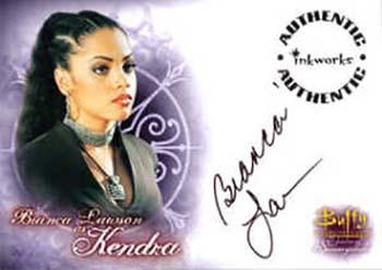 2004 Inkworks Buffy the Vampire Slayer Women of Sunnydale - Autographed Cards #A-7 Bianca Lawson Front