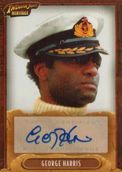 2008 Topps Indiana Jones Heritage - Autograph Cards #NNO George Harris Front