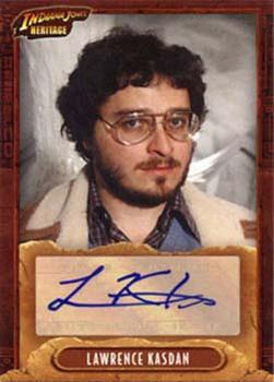 2008 Topps Indiana Jones Heritage - Autograph Cards #NNO Lawrence Kasdan Front