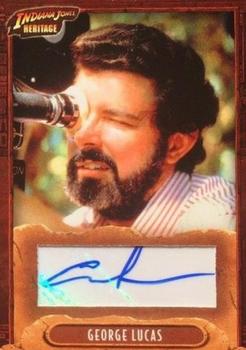 2008 Topps Indiana Jones Heritage - Autograph Cards #NNO George Lucas Front