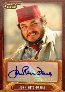 2008 Topps Indiana Jones Heritage - Autograph Cards #NNO John Rhys-Davies Front