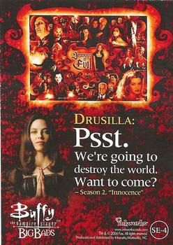 2004 Inkworks Buffy the Vampire Slayer Big Bads - Seasons of Evil Puzzle #SE-4 Drusilla Back