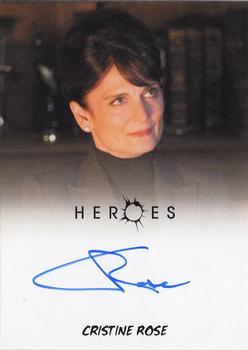 2010 Rittenhouse Heroes Archives - Autographs #NNO Cristine Rose Front