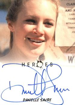 2010 Rittenhouse Heroes Archives - Autographs #NNO Danielle Savre Front