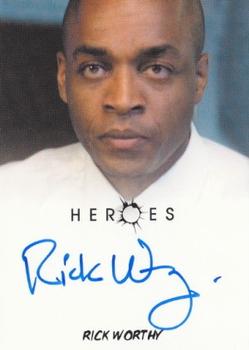 2010 Rittenhouse Heroes Archives - Autographs #NNO Rick Worthy Front
