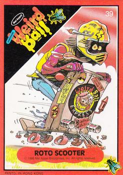 1986 Mel Appel Weird Ball #39 Roto Scooter Front