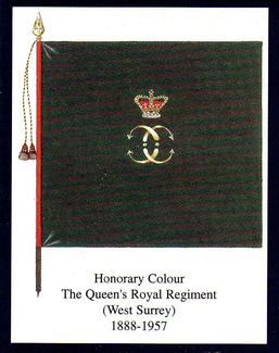 2004 Regimental Colours : The Queen's Royal Regiment (West Surrey) 1st Series #6 Honorary Colour 1888-1957 Front