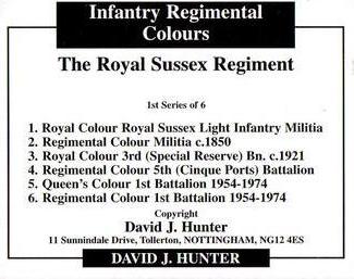 2007 Regimental Colours : The Royal Sussex Regiment #NNO Title Card Back