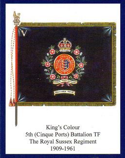 2007 Regimental Colours : The Royal Sussex Regiment #4 Regimental Colour 5th (Cinque Ports) Battalion Front