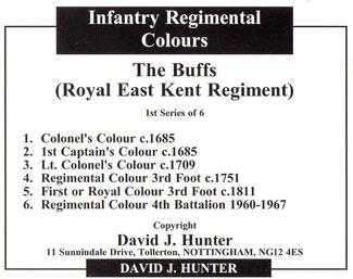 2005 Regimental Colours : The Buffs (Royal East Kent Regiment) #NNO Title Card Back