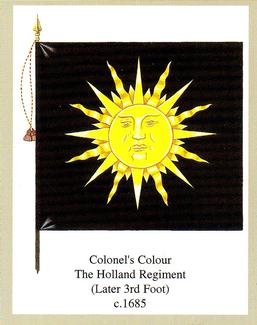 2005 Regimental Colours : The Buffs (Royal East Kent Regiment) #1 Colonel's Colour c.1685 Front