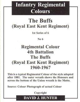 2005 Regimental Colours : The Buffs (Royal East Kent Regiment) #6 Regimental Colour 4th Battalion 1960-1967 Back