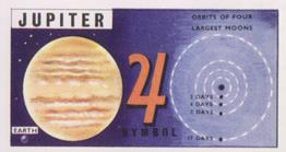 1958 Brooke Bond Out Into Space (Issued In) #15 Jupiter Front