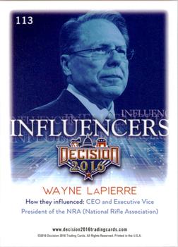 2016 Decision 2016 #113 Wayne LaPierre Back