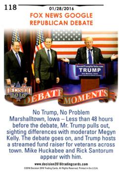 2016 Decision 2016 #118 Fox News Google Republican Debate 1/28/16 Back