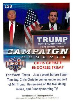 2016 Decision 2016 #128 Chris Christie endorses Trump Back