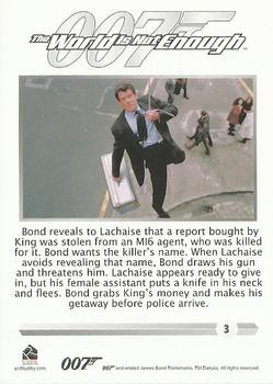 2016 Rittenhouse James Bond 007 Classics #3 Bond reveals to Lachaise Back