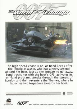 2016 Rittenhouse James Bond 007 Classics #8 The high speed chase is on Back