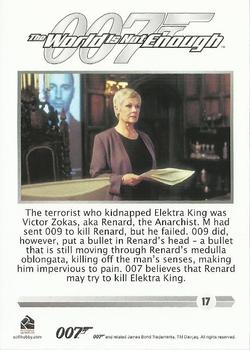 2016 Rittenhouse James Bond 007 Classics #17 The terrorist who kidnapped Elektra Back