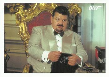 2016 Rittenhouse James Bond 007 Classics #25 007 shows Zukovsky a swatch Front