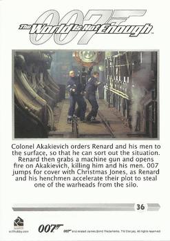 2016 Rittenhouse James Bond 007 Classics #36 Colonel Akakievich orders Renard Back