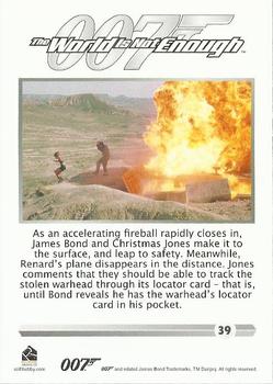 2016 Rittenhouse James Bond 007 Classics #39 As an accelerating fireball Back
