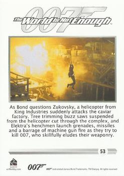 2016 Rittenhouse James Bond 007 Classics #53 As Bond questions Zukovsky, Back