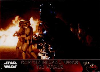 2016 Topps Chrome Star Wars The Force Awakens #5 Captain Phasma Leads the Attack Front