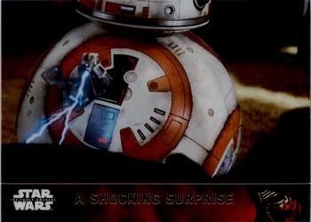 2016 Topps Chrome Star Wars The Force Awakens #30 A Shocking Surprise Front