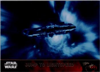 2016 Topps Chrome Star Wars The Force Awakens #47 Jump to Lightspeed Front