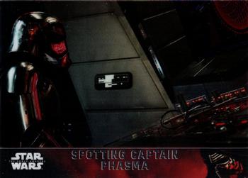 2016 Topps Chrome Star Wars The Force Awakens #84 Spotting Captain Phasma Front