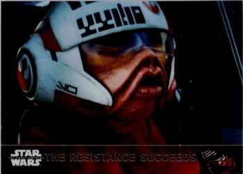 2016 Topps Chrome Star Wars The Force Awakens #96 The Resistance Succeeds Front