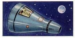 1966 Amaran Tea Science in the 20th Century #22 Space Capsule Front