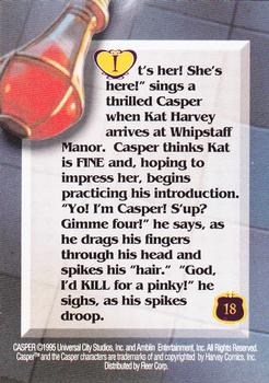 1995 Ultra Casper #18 He's Not Too Bad! Back
