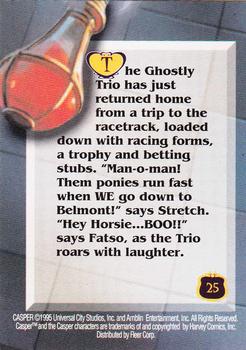 1995 Ultra Casper #25 Ghostly Horseplay Back