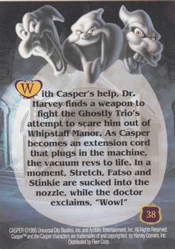 1995 Ultra Casper #38 Sucking Up to the Trio Back