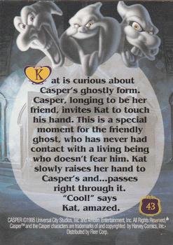 1995 Ultra Casper #43 A Touching Moment Back