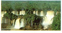 1984 Brooke Bond Features of the World #11 Iguassu Falls - Argentina/Brazil Border Front