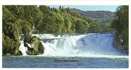 1984 Brooke Bond Features of the World #37 The Rhine Waterfalls - Switzerland Front