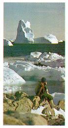 1984 Brooke Bond Features of the World #47 Icebergs Floating Offshore - Greenland Front