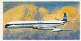 1973 Brooke Bond Transport Through The Ages #42 First Turbojet Airliner Front