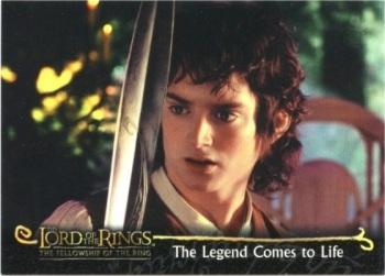 2001 Topps Lord of the Rings: The Fellowship of the Ring - Promos #P1 The Legend Comes to Life Front