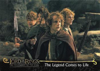 2001 Topps Lord of the Rings: The Fellowship of the Ring - Promos #P2 The Legend Comes to Life Front