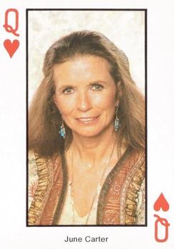 1990 The Best of Country Music Playing Cards #Q♥ June Carter Front