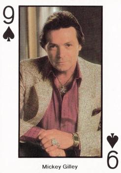 1990 The Best of Country Music Playing Cards #9♠ Mickey Gilley Front